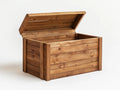 Caja de Almacenamiento de Madera para Uso Interior/Exterior, Marr¨®n, 100x50x60 cm