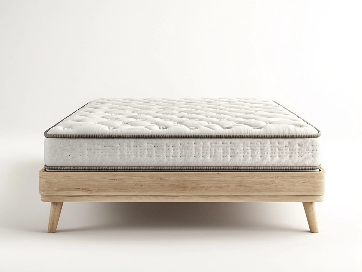 Colch¨®n Espuma Viscoel¨¢stica Rectangular Transpirable Blanco 200x150x25cm